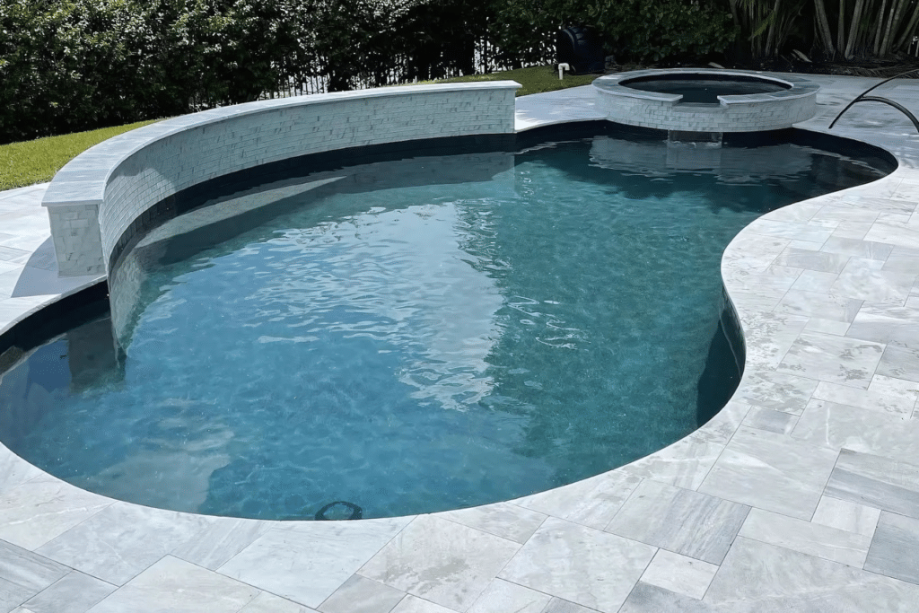 Marble Paver Services Pool Jacuzzi Pup Pavers and Turf Florida