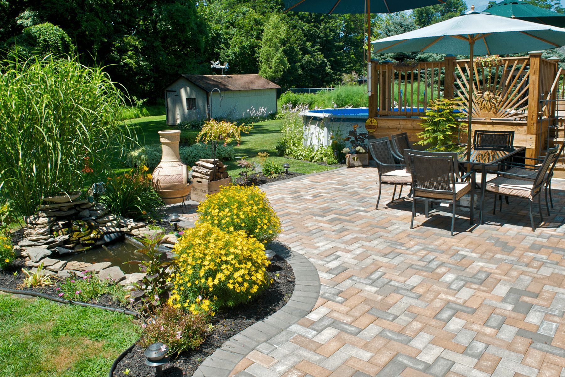 Outdoor Living Paver Installation Project PUP Pavers and Turf Florida (2)