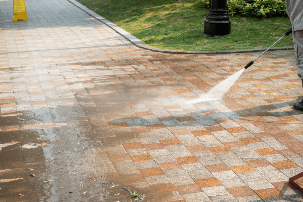 Paver Power Washing Services Commercial PUP Pavers and Turf Florida