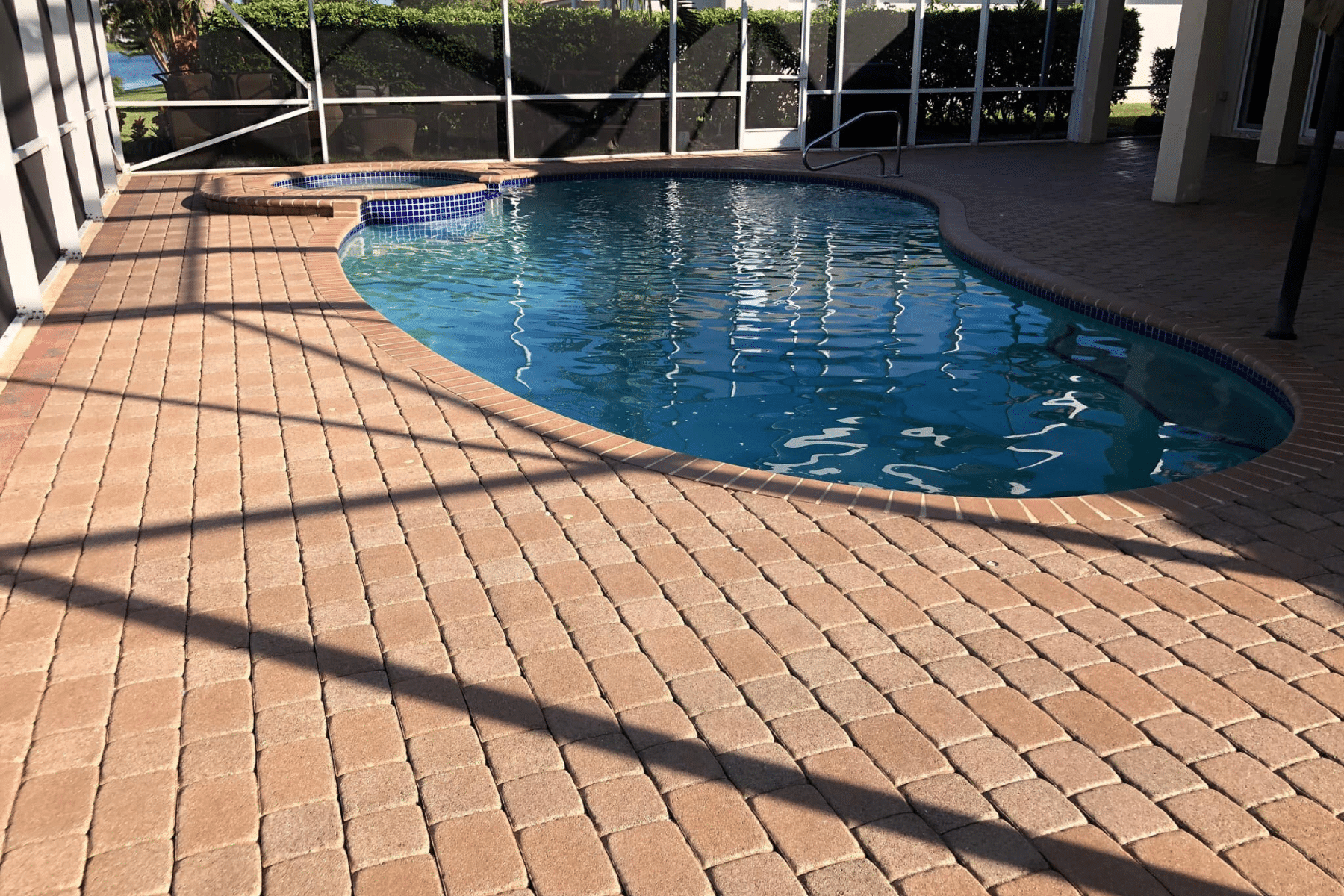 Pool Deck Surfaces Brick Paver Stone PUP Pavers and Turf Florida