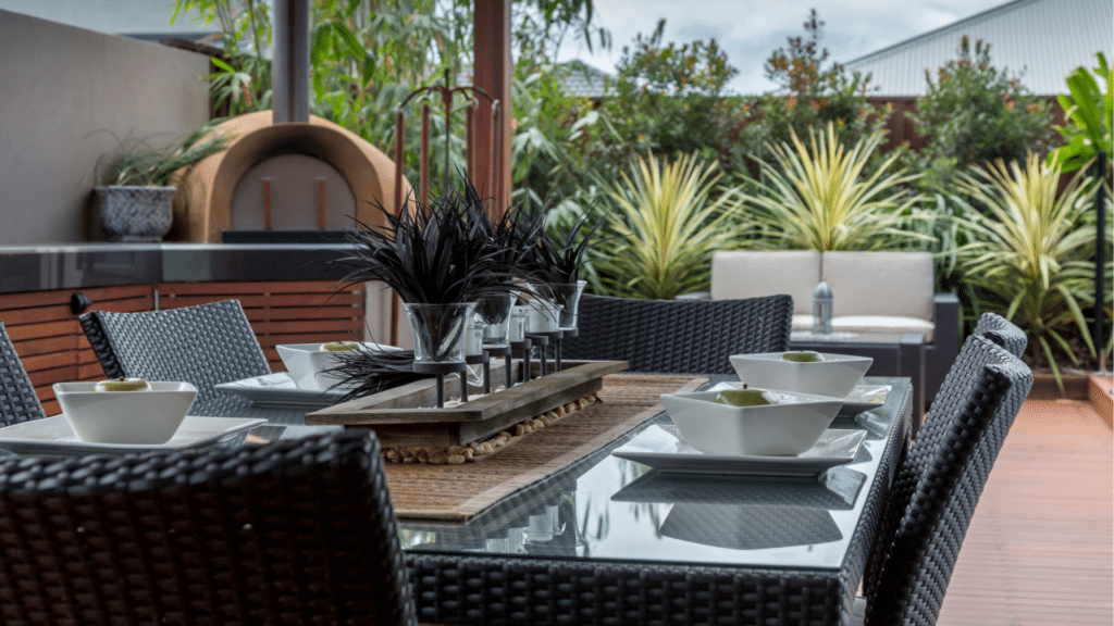 PUP Pavers Outdoor Kitchen Seating